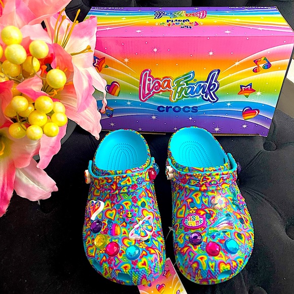LISA FRANK CROCS 💗💛💜🧡💚💙❤️ - Picture 3 of 11